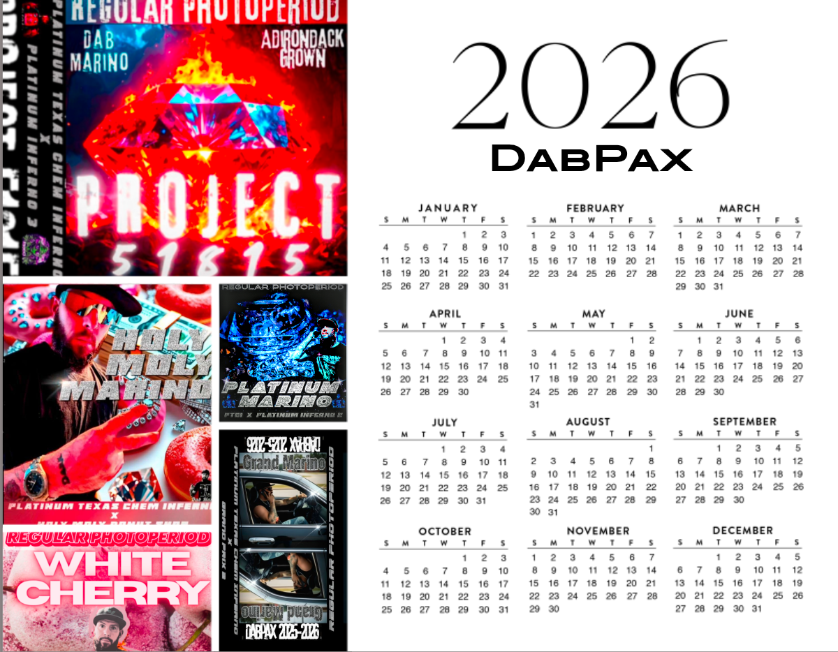 2026 DabPax Calender